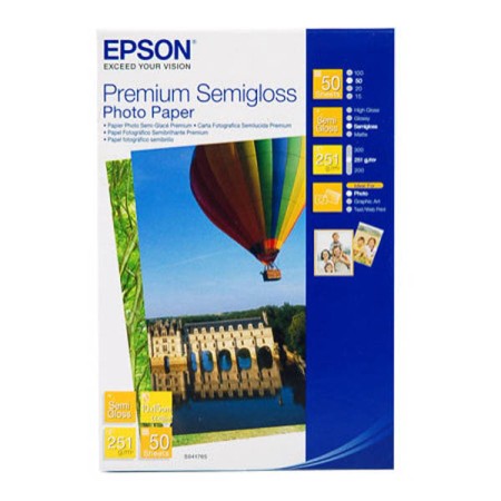Папір EPSON 10x15 Premium Semigl.(50sh) (C13S041765)
