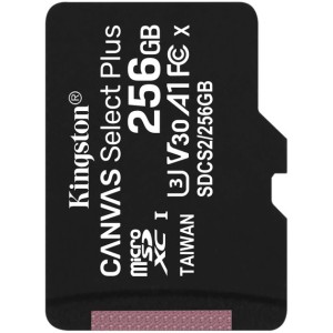Карта пам'яті 256GB microSDXC A1 C10 Canvas Select Plus 100R/85W UHS-I, U3, V30 w/o adapter SDCS2/256GBSP