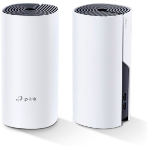 Домашня Mesh Wi-Fi система (2шт у комплект) AC1200 Hybrid Mesh Wi-Fi Powerline/2xGb LAN Ports Deco P9(2-pack). Photo 2