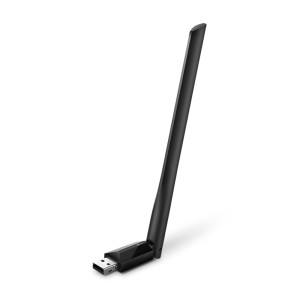 Бездротовий мережевий USB адаптер TP-Link AC600/USB 2.0/1 high gain antenna Archer T600U Plus. Photo 2