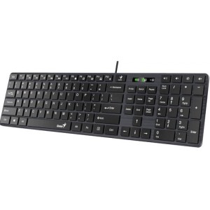 клавiатура дротова USB Black UKR SlimStar 126. Photo 2