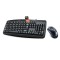 набiр миша+клавiатура дротовий USB Black UKR Smart KM-200. Photo 1