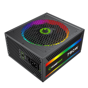 Блок живлення 750W, 80 GOLD, modular, Smart fan 140mm    OVP/UVP/OTP/OCP/OLP/OPP/SCP RGB-750. Photo 3