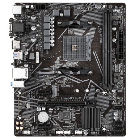 Материнська плата GIGABYTE A520M S2H (A520M S2H)