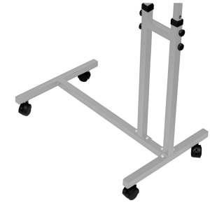 Стіл мобільний Сектор FMT-01-3 Висота: 700-1050мм,  Розмір стільниці: 760х390мм
 Відстань між коліща FMT-01-3. Photo 3