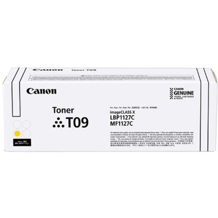 Витратні матеріали для друкувальних пристроїв CANON T09 Cartridge Yellow (3017C006AA)