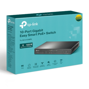 Комутатор  TP-Link, 10-портовий гігабітний з 8 РоЕ + портами TL-SG1210MPE. Photo 2