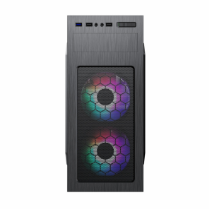 Корпус комп'ютерний Midi Tower без блока живлення  ATX, Micro ATX, Mini ITX;2usb 3.0+1Type-C MT525-2U3TYC-3FAN. Photo 2