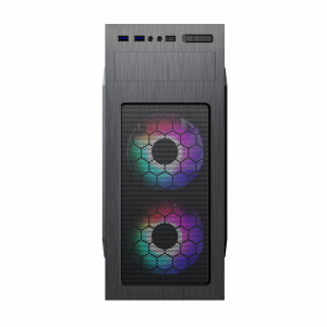 Корпус комп'ютерний Midi Tower з блоком живлення  ATX, Micro ATX, Mini ITX ;GM-500B;2usb 3.0+1Type-C MT525-2U3TYC-500B. Photo 3