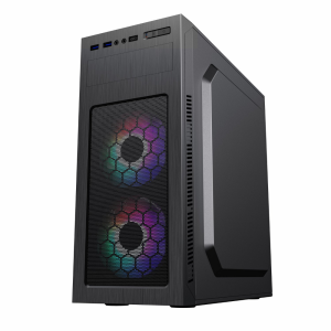 Корпус комп'ютерний Midi Tower з блоком живлення  ATX, Micro ATX, Mini ITX ;GM-500B;2usb 3.0+1Type-C MT525-2U3TYC-500B. Photo 2
