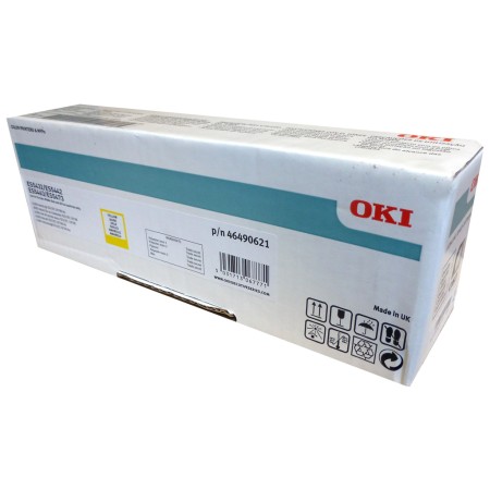 Витратні матеріали для друкувальних пристроїв OKI TONER-ES5432/5473-YELLOW-6K (46490621)