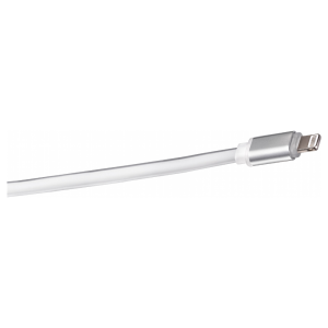Кабель синхронізації Logan Apple Lightning to USB  1 м White (EL118-010WH) EL118-010WH. Photo 3