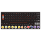 Наклейка на клавіатуру SampleZone SZ-BK-RS (непроз ора УКР / РОС / АНГЛ чорна, біло-помаранчева)  SZ-BK-RS. Photo 1