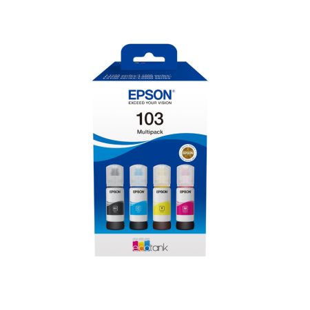 Витратні матеріали для друкувальних пристроїв EPSON 103 EcoTank 4-colour Multipack (C13T00S64A)