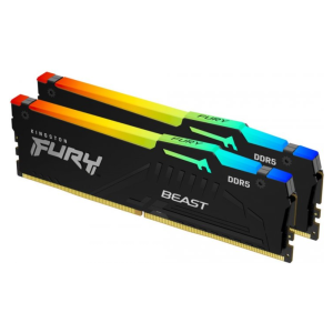 модуль пам'яті 32GB DDR5 4800MHz Fury Beast RGB 2x 16 KF548C38BBAK2-32
