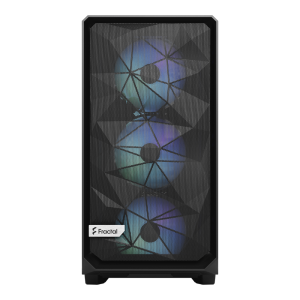 корпус ATX без БЖ Meshify 2 Lite RGB чорний c заг.  склом Meshify 2 Lite RGB Black TG. Photo 2