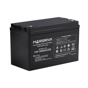 AGM батарея 12V/100Ah глибокого розряду Marsriva   MR-PBL12-10012V/100Ah, 28Kg,  AGM battery MR-PBL12-100. Photo 2
