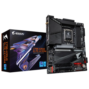 Mатеринська плата s1700 Intel Z790 HDMI 4xM.2 2.5G bE LAN ATX Z790 AORUS ELITE AX DDR4