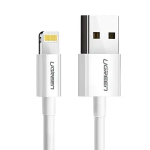 кабель Lightning To USB-A 2.0 1M White MFi charging&data syn, ABS Case+TPE  US155/20728