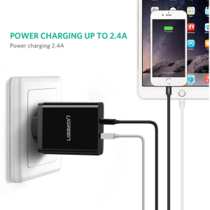 кабель Lightning To USB-A 2.0 1M Black MFi charging&data syn, ABS Case+TPE US155/80822. Photo 3