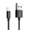 кабель Lightning To USB-A 2.0 1M Black MFi charging&data syn, ABS Case+TPE US155/80822. Photo 1