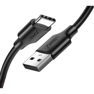 Кабель USB-C 2.0 To USB-A 2.0 1M Black charging&data syn, support QC3.0/AFC/FCP    US287/60116