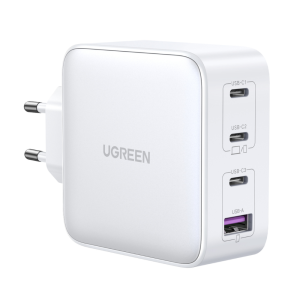 Зарядний пристрій GanTech USB-A+3*USB-C 100W White PPS/PD3.0/QC4.0+/FCP/SCP/AFC/BC1.2 CD226/15337