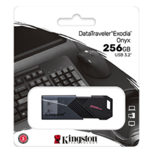 Флеш Пам'ять USB 256GB Portable USB 3.2 Gen 1 Data Traveler Exodia Onyx DTXON/256GB
