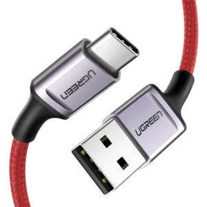 кабель USB-C To USB-A 2.0 1M RED Huawei Supercharg support QC3.0/QC2.0/SCP/FCP    US505/20527