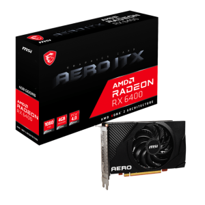 Відеокарта AMD RX 6400 /AERO/ITX/4GB/GDDR6 RX 6400 AERO ITX 4G