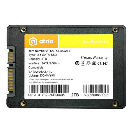 SSD накопичувач внутрішній ATRIA ATSATXT200/2048 (ATSATXT200/2048)