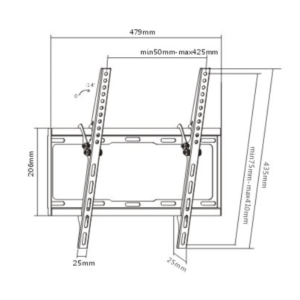 Кронштейн Brateck LP34-44T, 32
