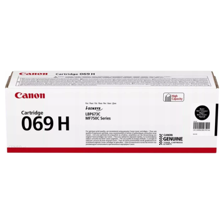 Витратні матеріали для друкувальних пристроїв CANON Cartridge 069H Black(7.6K) (5098C002AA)
