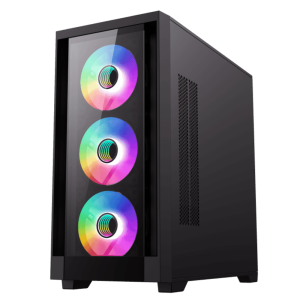 Корпус Micro ATX без блока живлення, закалене скло Defender TG. Photo 3