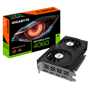 Відеокарта NVIDIA RTX4060 8GB Core:2475MHz GV-N4060WF2OC-8GD