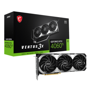 Відеокарта NVIDIA RTX 4060 TI /VENTUS/3X/OC/16GB/GDDR6 RTX 4060 Ti VENTUS 3X 16G OC