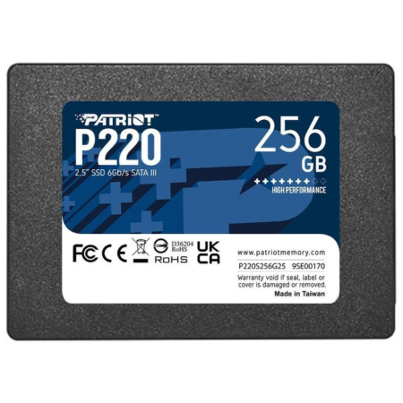 SSD накопичувач внутрішній PATRIOT P220S256G25 (P220S256G25)