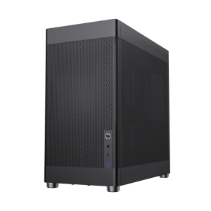 Корпус Tower ATX без блока живлення DTX,Mini-ITX  USB3.0x1,Type-C , Combo audio MeshBox PRO BK. Photo 3