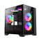 Корпус Micro-ATX без блока живлення  USB2.0x2, USB 3.0x1 Infinity Mini Black. Photo 2