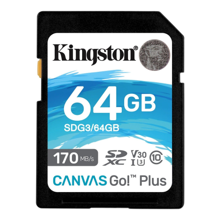 Картка пам'яті KINGSTON SDG3/64GB (SDG3/64GB)
