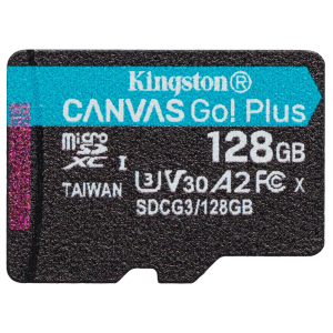 Карта пам'яті 128GB microSDXC C10 A2 Canvas Go!  170R/90W UHS-I, U3, V30 w/o adapter  SDCG3/128GBSP
