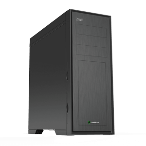 Корпус ATX без блока живлення  without Type-C, polymer resin soundproof cotton  TiTan Silent. Photo 2