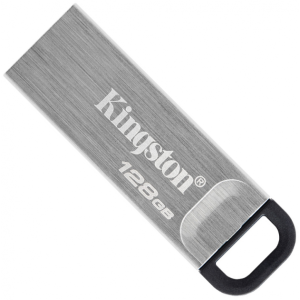 Флеш пам'ять DataTraveler Kyson 128GB USB 3.2 Silv er/Black DTKN/128GB