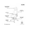 Крісло геймерське NOBLECHAIRS ICON Gaming Black Edition (NBL-ICN-PU-BED)