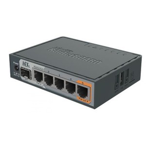 Маршрутизатор hEX S,5xGE,SFP,USB,microSD,RouterOS  L4,IPsec HW encr. sup. and The Dude server package RB760iGS. Photo 3
