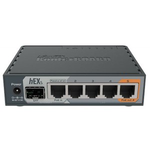 Маршрутизатор hEX S,5xGE,SFP,USB,microSD,RouterOS  L4,IPsec HW encr. sup. and The Dude server package RB760iGS. Photo 2
