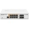 Комутатор 8xGE Smart Switch with PoE-out, 4xSFP ca ges, desktop case, RouterOS L5 CRS112-8P-4S-IN. Photo 2