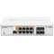Комутатор 8xGE Smart Switch with PoE-out, 4xSFP ca ges, desktop case, RouterOS L5 CRS112-8P-4S-IN. Photo 1