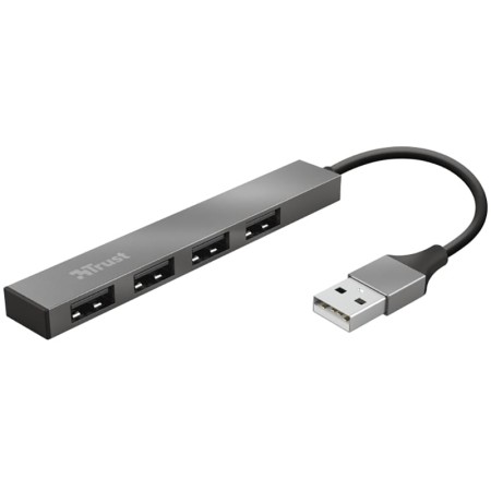 Концентратор, HUB TRUST Halyx 4-PORT Mini USB 2.0 Hub (23786)