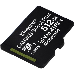 Карта пам'яті 512GB microSDXC A1 C10 Canvas Select Plus 100R/85W UHS-I, U3, V30 w/o adapter SDCS2/512GBSP